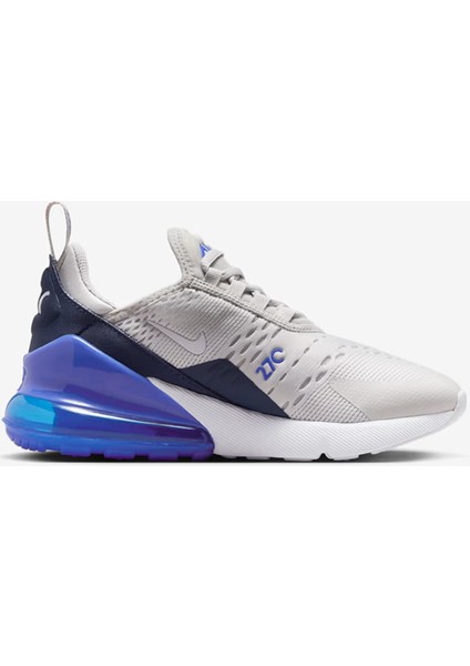 Air Max 270 Vast Grey Hyper Royal Thunder ...(Dar Kalıp1 Beden Büyük Alınız)