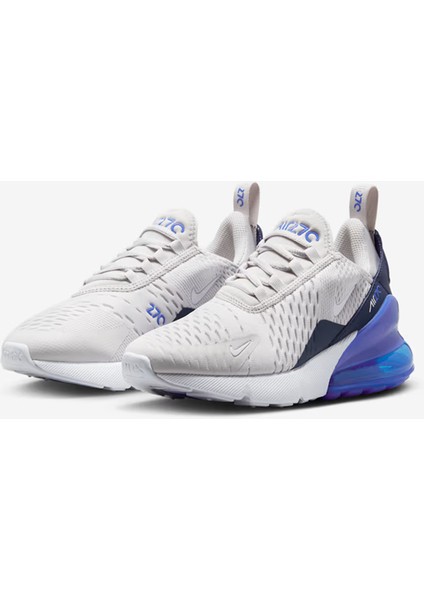 Air Max 270 Vast Grey Hyper Royal Thunder ...(Dar Kalıp1 Beden Büyük Alınız) fırsatları
