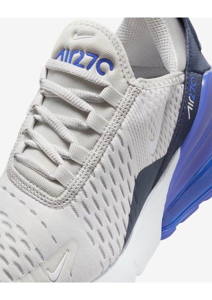 Air Max 270 Vast Grey Hyper Royal Thunder ...(Dar Kalıp1 Beden Büyük Alınız)