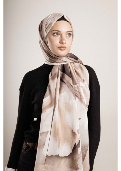 Desenli Pamuk İpek Şal Desen-3