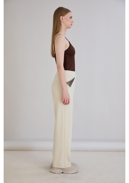 Cepleri Deri Garnili Eşofmanaltı modelleri