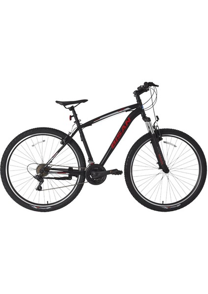 Leon Dağ Bisikleti 48 cm V 29 Jant 21 Vites Mat Siyah Kırmızı