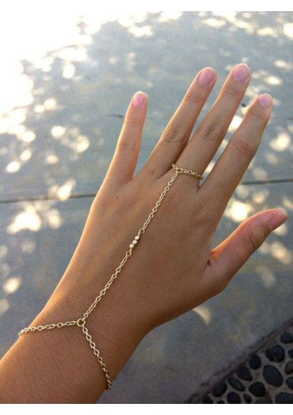 Şık Modern Kadın Parmak Bilek Zinciri Şahmeran