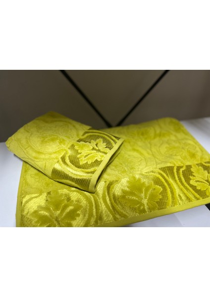 Kadife Jakarlı El Havlusu