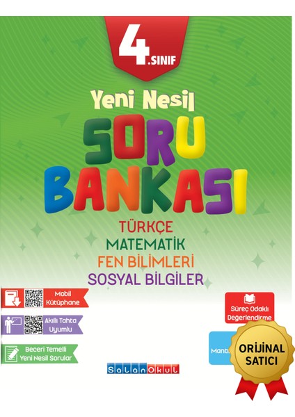 Resmi ve Orijinal Satıcı 4. Sınıf Soru Bankası