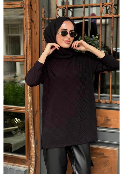 Triko Tunik 10002521711017 Siyah modelleri