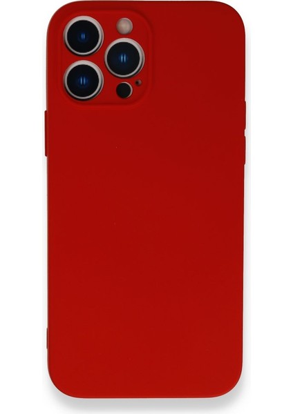 iPhone 13 Pro Max Içi Kadife Kaplı Esnek Silikon Kapak Ryc/ Nano Lansman