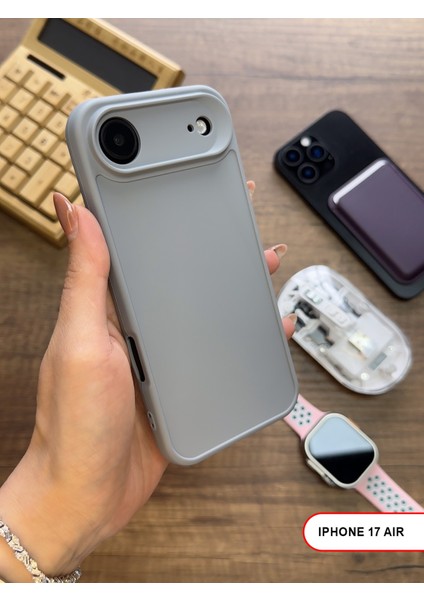 iPhone 17 Air Uyumlu Kamera Korumalı Darbeye Dayanıklı Renk Atmayan Keep Silikon Kılıf