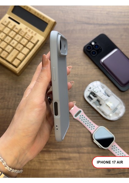 iPhone 17 Air Uyumlu Kamera Korumalı Darbeye Dayanıklı Renk Atmayan Keep Silikon Kılıf modelleri