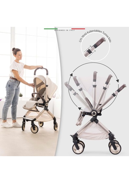 Rotabile Premium Travel Sistem Bebek Arabası Yeşil