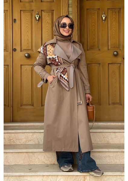 Trençkot T25PF-8011 Vizon fiyatları