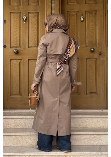 Trençkot T25PF-8011 Vizon fırsatları