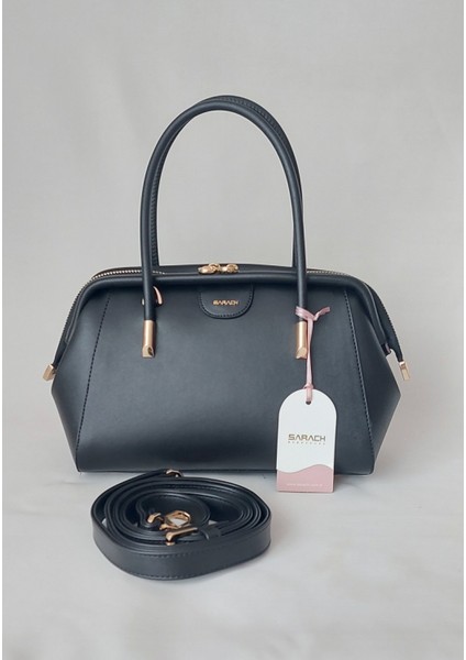261SV826 Model Sarach Marka Siyah Renk El ve Omuz Çantası