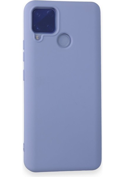 Realme C15 Içi Kadife Kaplı Esnek Silikon Kapak Ryc/ Nano Lansman