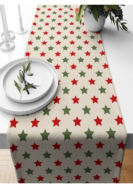 Yılbaşı Serisi 140X40 cm Dijital Baskılı Runner (Christmas Noel)