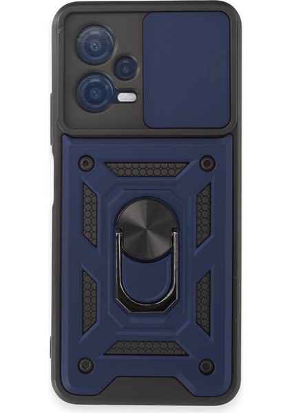 Redmi Note 12 5g Kılıf Tam Koruma Sağlayan Kamera Sürgülü Sert Silikon Kapak Ryc/pars Yüzüklü