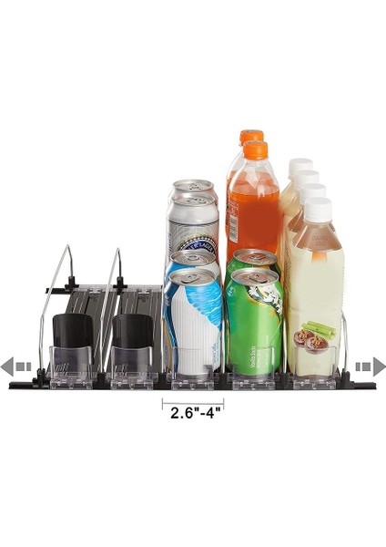 Buzdolabı Içecek Dispenseri, Kendinden Itmeli Düzenleyici, 5 Sıralı Yaylı Otomatik Kutu Organizer modelleri