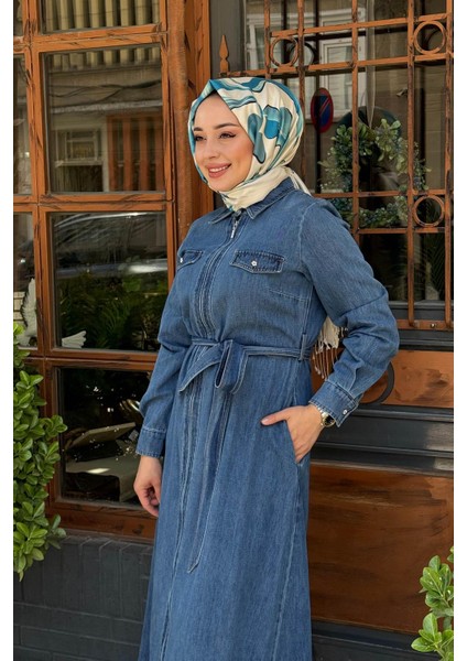 Elbise KA-B25-23004 Indigo modelleri