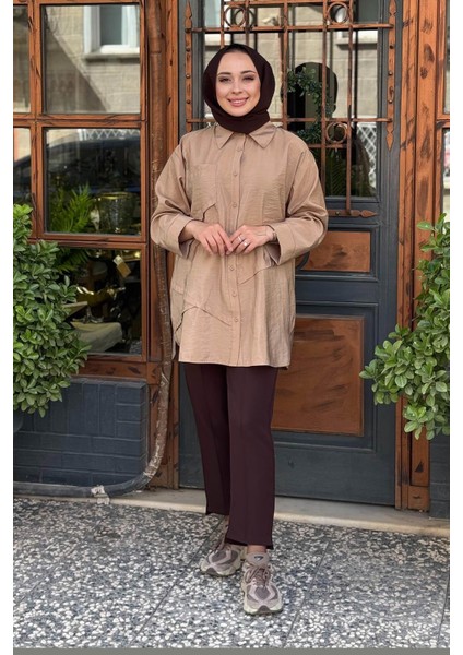 Tunik W-6148 Camel