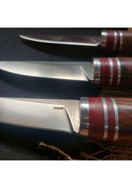 Iskandinav Bıçağı Pukko N690 - Hakiki Deri Kılıf Hediye modelleri