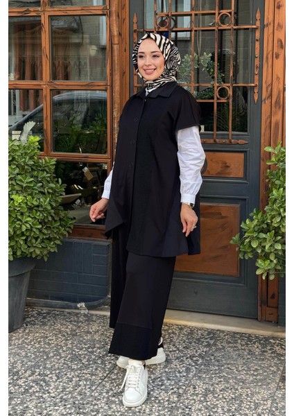 Almarwah Pantolonlu Takım 202887 Siyah indirimleri