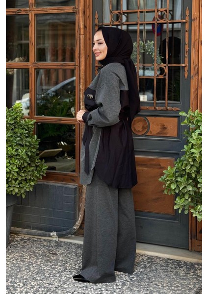 Pantolonlu Takım W-6927 Gri fiyatları