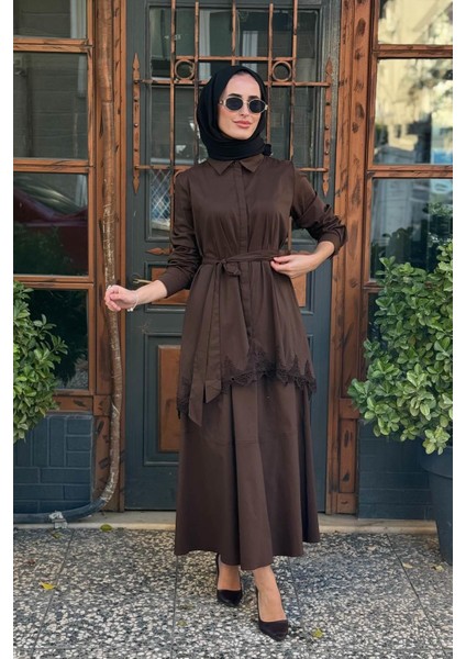 Almarwah Etekli Takım 202928 Kahve