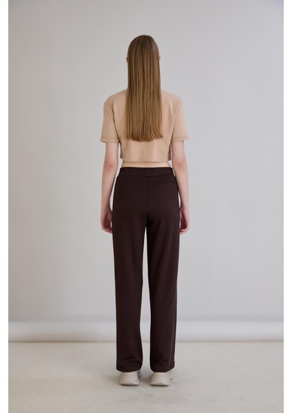 Cepleri Deri Garnili Eşofmanaltı