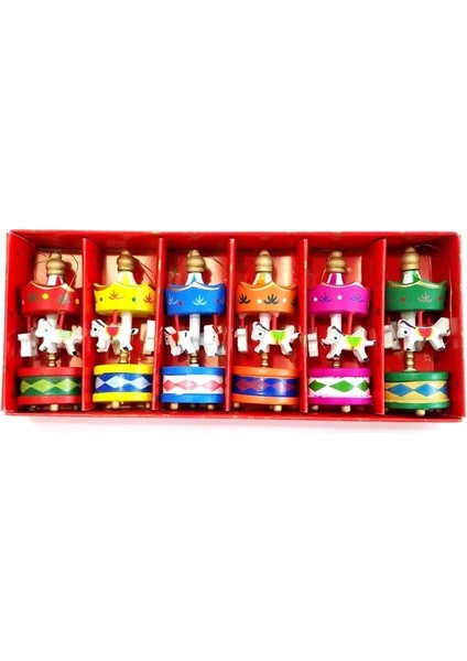 Dekoratif 6'lı Renkli Mini Atlı Karınca