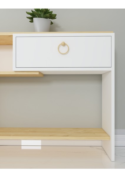 Nova Dresuar | Beyaz - Safir Meşe modelleri