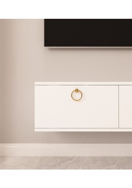 Max Tv Ünitesi Duvara Monte | Beyaz - Beyaz indirimleri