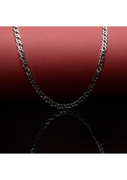 100 Mikron Rodyum Rambo Gümüş Zincir fiyatları