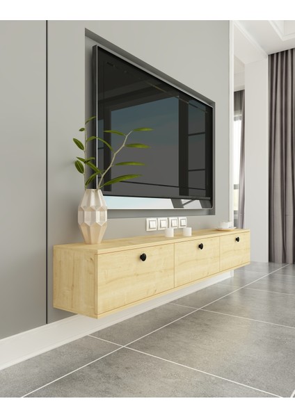 Miralay Tv Ünitesi Duvara Monte | Safir Meşe - Safir Meşe fırsatları