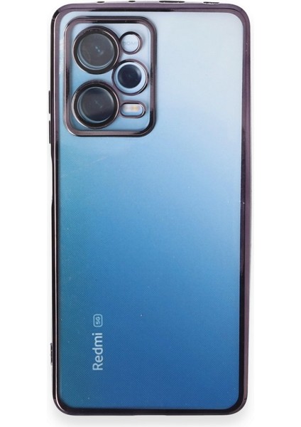 Redmi Note 12 Pro 5g Kılıf Kamera Lens Korumalı Razer Lens Silikon Kapak - Mor