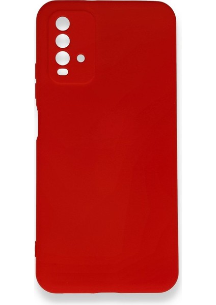 Redmi 9t Kılıf Içi Kadife Kaplı Nano Silikon Kapak - Kırmızı