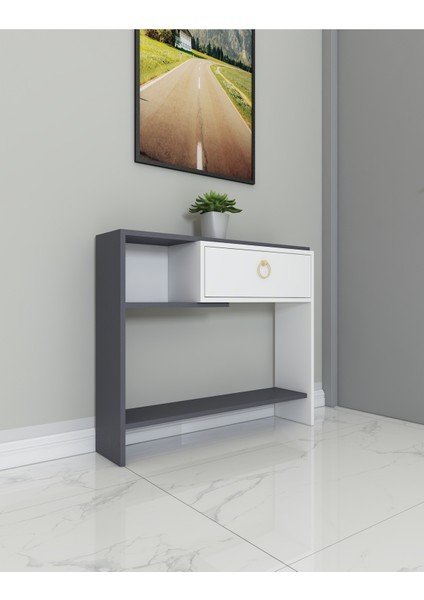 Nova Dresuar | Beyaz - Antrasit fiyatları