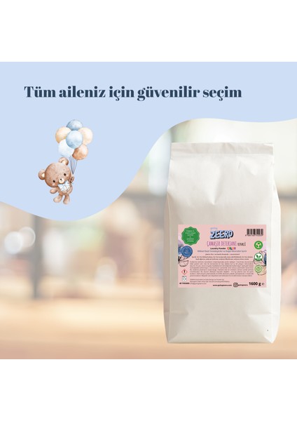 Renkli Çamaşırlar Için Doğal Konsantre Çamaşır Deterjanı - Bitkisel & Mineral Kaynaklı - 40 Yıkama - 1.6 kg modelleri