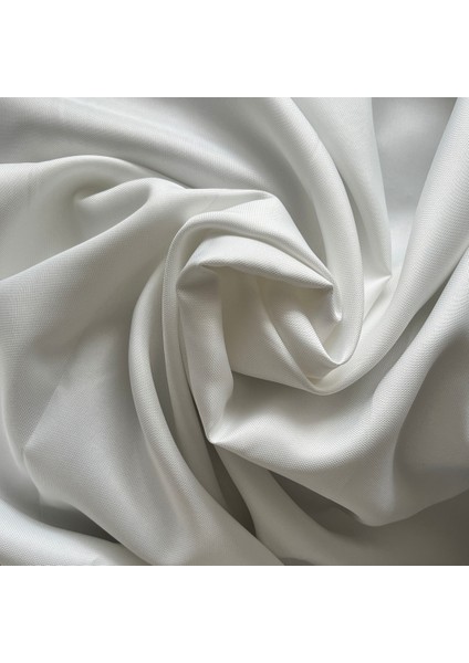 Beyaz File Keten Ev Dekorasyon, Punch, Dokuma Kumaşı ( 150CM En )