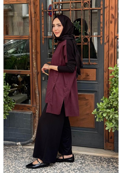 Almarwah Pantolonlu Takım 202861 Bordo fiyatları