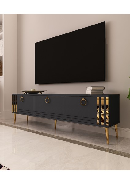 Altın Tv Ünitesi | Antrasit - Antrasit