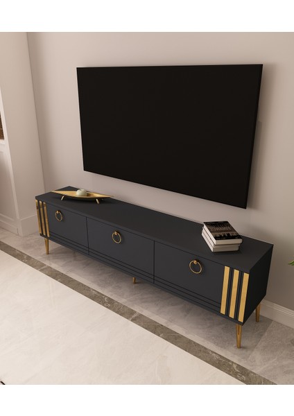 Altın Tv Ünitesi | Antrasit - Antrasit modelleri