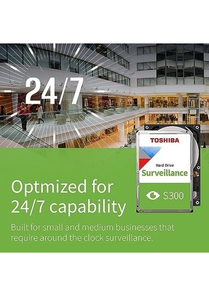 S300 6tb Video Surveillance HDD - 3.5', 256MB Cache, HDWT860UZSVA modelleri