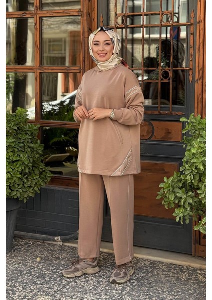 Pantolonlu Takım 4419 Vizon