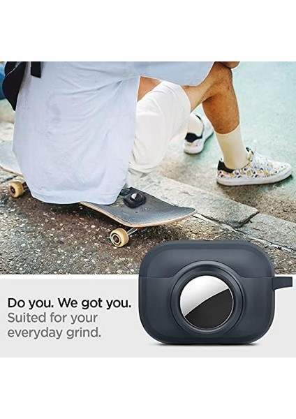 Airpods Pro (1.nesil) / Airtag ile Uyumlu Kılıf Tag Armor Duo Metal Slate - ACS04390 fiyatları