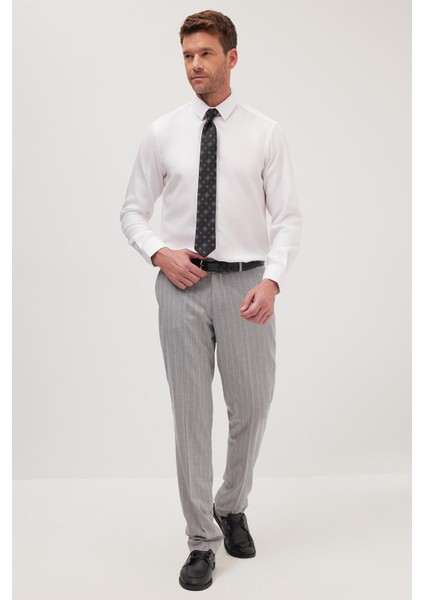 Slim Fit Beyaz Non-Iron %100 Pamuk Doğa Dostu Ekoteks Belgeli Ütü Gerektirmez Gömlek fırsatları