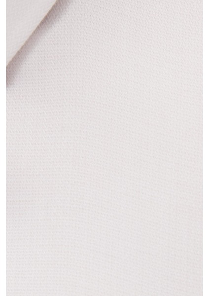 Slim Fit Beyaz Non-Iron %100 Pamuk Doğa Dostu Ekoteks Belgeli Ütü Gerektirmez Gömlek