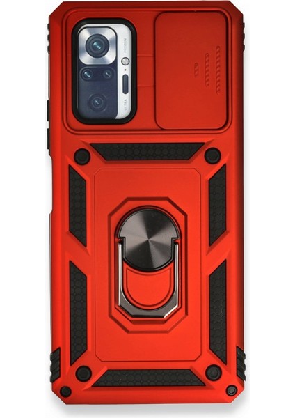 Redmi Note 10 Pro Kılıf Kamera Koruma Sürgülü Şık Pars Tank Sert Silikon Kapak