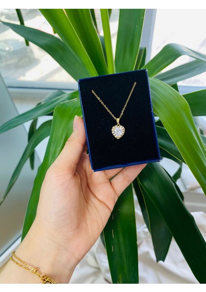 Kalpli Modern Çelik Kolye