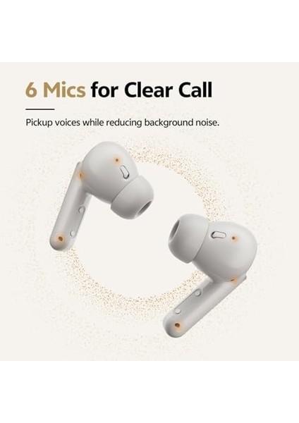 Qcy Buds Anc HT15 Bluetooth Kulaklık - 45 Db. Anc - 6 Mikrofon Enc - Çift Cihaz Gürültü Engelleme Ipx4 Siyah fiyatları