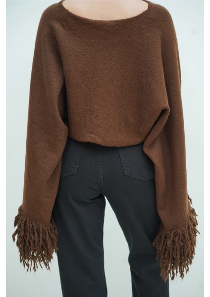 Püsküllü Triko Kazak modelleri